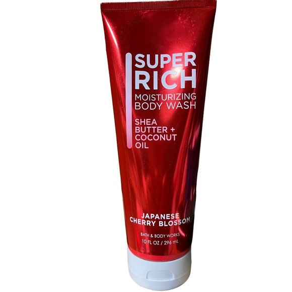 SUPER RICH MOISTURIZING BODY WASH JAPANESE CHERRY BLOSSOM 10 Oz TUBE  Shower Gel - Picture 1 of 2